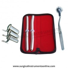 Hegar uterine dilator set,15-16,17-18, pinwheel, collin 3pcs